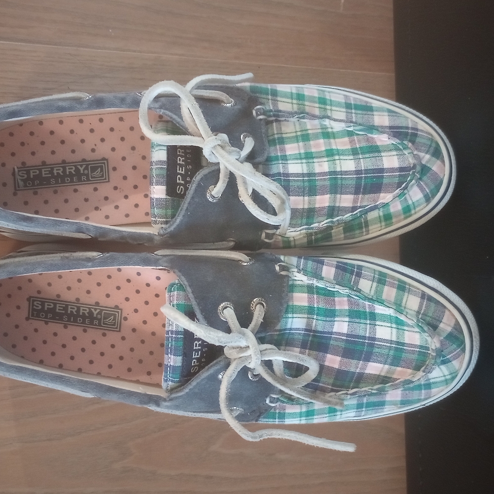 Sperry Plaid Boat Shoes